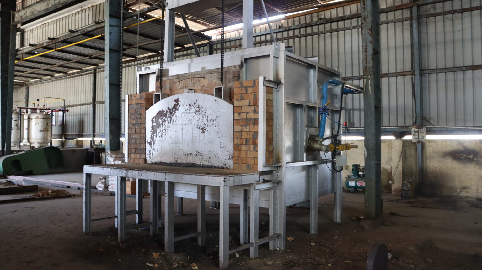 Gas-fired furnace facility
